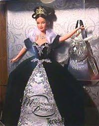 Millennium Princess Teresa Barbie Gowns Holiday Barbie Collection Holiday Barbie