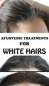 Hair growth happens when old cells are pushed out by the hair follicles due to with the right diagnosis and treatments, graying can be reversed, and white hair can turn black. Ayurvedic Treatments For White Hairs Grey Hair Remedies Remedy For White Hair Hair Health
