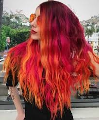 If you want a vintage salmon pink, you must apply the pink hair dye directly on your orange hair. 19 Best Pink And Orange Hair Ideas Orange Hair Pink And Orange Hair Hair Styles