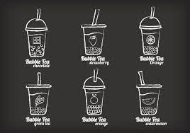 Bubble Tea Vector Bubble Tea Shop Bubble Tea Tea Logo
