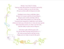 Baby Shower Gift Basket Poem Attach This Cute Poem To A Baby Shower Gift Basket Containing All The Items Ment Baby Shower Gift Basket Diy Baby Gifts Mom Poems