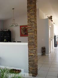 These Stone Columns Made From Polyurethane Are An Affordable Alternative To Real Stone Interior Columns Stone Columns Interior Stone Columns