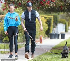 The couple announced their engagement on instagram on monday. Kelly Gale And Joel Kinnaman Pack On The Pda While Walking Rescue Dog In Los Angeles Sound Health And Lasting Wealth