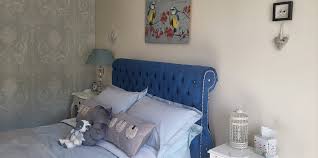 A few photos of the bedroom and landing/stairs of West Wing Cottage,