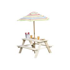 Living Accents Kids Picnic Table With Beach Umbrella Picnic Tables Ace Hardware Kids Picnic Table Picnic Table With Umbrella Kids Picnic