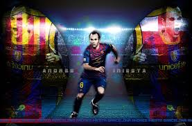 Fc barcelona vs psg hd wallpaper 2017. The Midfielder Of Barcelona Andres Iniesta Wallpapers And Images