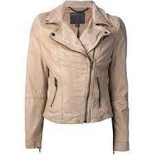 Muubaa Biker Jacket 583 Liked On Polyvore Featuring Outerwear Jackets Tops Coats Leather Jacket Zip Front Jackets Muubaa Leather Jacket Biker Jacket
