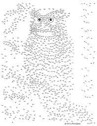 There are 632 dots to connect! Owl Extreme Dot To Dot Connect The Dots Pdf