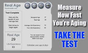 real age life expectancy calculator mental age test