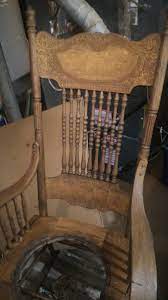Check spelling or type a new query. Antique Rocking Chair With Tooled Leather Seat Collectors Weekly