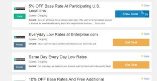 Enterprise is one of the most famous travel brands. Enterprise Coupon Code 2019 5 Off Base Rate At Participating U S Locations Enterprise Car Rental Coding Car Sharing