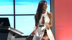 Italian news presenter Barbara Francesca Ovieni accidentally flashes her  underwear on live TV | The Sun