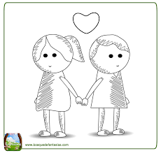 Dibujos Para Colorear Faciles De Amor