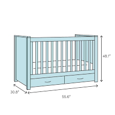 Ed Ellen Degeneres Greystone 4 In 1 Convertible Crib Reviews Wayfair