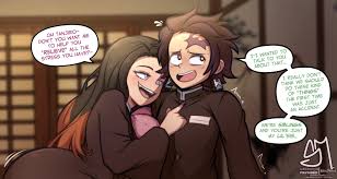 demon slayer, kimetsu no yaiba, kamado nezuko, kamado tanjirou, semidraws -  R34 Vault