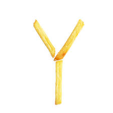 The reverse operation, producing written forms from pronunciation, is much more ambiguous. Buchstabe Y Symbol Ist Aus Den Gleichen Pommes Gemacht Alphabet Von Pommes Frites Auf Weiss Isolieren Lizenzfreie Fotos Bilder Und Stock Fotografie Image 74131511