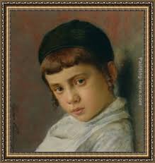 Portrait of Fraunces, Beatrice, James And Synfye Framed Paintings for Sale 