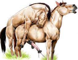 2boys anal anal sex closed eyes cum cumshot dreamworks drooling  equine equine penis feral gay hooves horse horsecock klaus doberman male  male only penetration penis saliva sex spirit: stallion