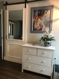 Pretty Sliding Barn Door It Slides Behind A Dresser Diy Sliding Barn Door Home Home Decor