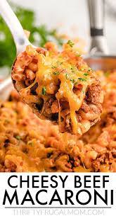 Super Easy Beef And Macaroni Skillet Or American Goulash Recipe Classic Food Easy Beef Easy Homemade Recipes