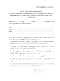 The collection that comprising chosen. Format Surat Pernyataan Kesanggupan Lembaga