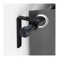 Ikea Betydlig Wall Ceiling Bracket Black Curtain Rod Holder Position Can Be Adjusted Allowing Cur Curtain Rod Holders Curtain Rods Ikea Curtain Rods