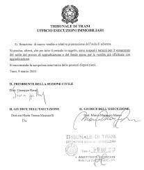 Scegli da un'offerta molto ampia sul nostro portale online e partecipa alle aste dal tuo pc o smartphone, basta una connessione a internet. Circolare Ufficio Esecuzioni Immobiliari Del 09 03 2020 Ai Professionisti Delegati Ed Agli Esperti Stimatori Ordine Degli Avvocati Di Trani