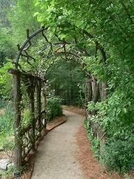 Pin By Sue Dewland On Pathways Beautiful Gardens Garden Arbor Outdoor Gardens