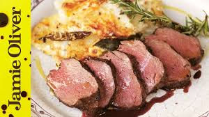 Prior to cooking, let the marinated venison sit at room temperature for 30 minutes. Pan Roasted Venison Jamie At Home Youtube