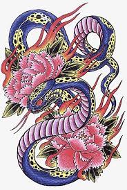 Painted Snake Map Japanese Snake Tattoo Japanese Tattoo Japanese Tattoo Art