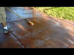 A thorough rinse and vacuum will remove the residue. How To Remove A Sealer Or Paint Off A Concrete Patio Youtube