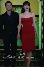 Fifty shades freed brings its titillating trilogy to a clumsy conclusion, making for a film franchise that adds up to a distinctly dissatisfying ménage à trois. Dakota Johnson Fifty Shades Darker Engagement Dress Red Cocktail Dresses Thecelebritydresses