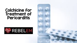 Colchicine is a prescription drug to treat conditions such as gout and familial mediterranean fever. Colchicine For Treatment Of Pericarditis Rebel Em Emergency Medicine Blog