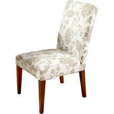 Perfect Around The Table Or In Your Living Room This Lovely Parsons Chair Pairs Floral Upholstery Wi Dining Chairs Recovered Dining Chairs Cheap Dining Chairs