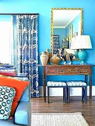 Blue is one of the few colours that looks really good with black and very dark greys. Living Room Interior Design Navy Blue Awesome What Color Curtains With Blue Walls Musicdash Di 2020