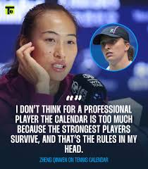 Zheng Qinwen puts herself at odds with Iga Swiatek as she delivers her  verdict