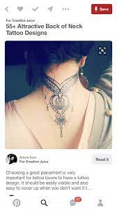 Pin By Avery Robison On Tattoos Back Of Neck Tattoo Neck Tattoo Tattoos