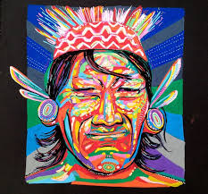 The secret language is a priestly language used only by initiates and shamans and is called ñe'e pará, meaning the words of our fathers. guaranís often have a spanish name for everyday use, as well as a secret guaraní name. Guarani Visionary Art Reverse Graffiti Art