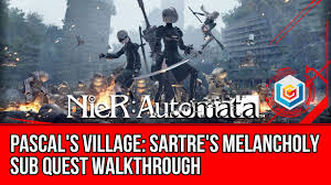 Nier Automata The Wandering Couple Sub Quest Walkthrough Pascal S Village Gameplay Let S Play Youtube Meet the couple later on at the flooded city and give them 50. nier automata the wandering couple sub quest walkthrough pascal s village gameplay let s play