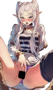 celyn404, sousou no frieren, frieren, 1girl, aroused - Anime R34