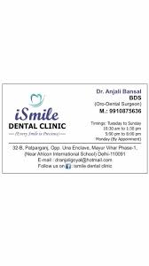 Mds orthodontist (aiims ,new delhi) call us : Ismile Dental Clinic Home Facebook