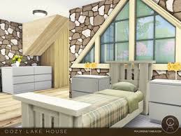 The Sims Resource Cozy Lake House By Pralinesims Sims House House Lake House
