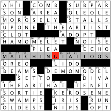 Comprehensive nascar news, scores, standings, fantasy games, rumors, and more. Sunday January 5 2020 Diary Of A Crossword Fiend