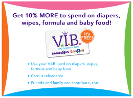 Babies R Us Free Vib Card Very Important Baby The Savvy Bump