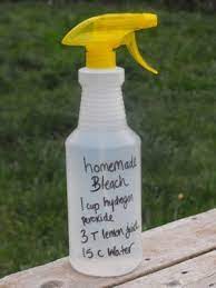 Homemade Bleach Homemade Bleach Cleaning Recipes Cleaners Homemade