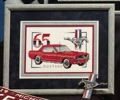 Free cross stitch patterns of a 1969 ford mustang. Cross Stitch 7 Classic Autos Mustang Charger And 50 Similar Items