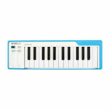 Arturia Microlab 25 Key Usb Midi Controller Keyboard Blue White