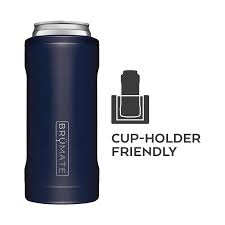 It is also designed to hold your 12 oz. Hopsulator Slim Can Cooler 12oz Glitter Merlot Brumate