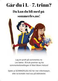 Du lager en profil på sommerles.no, registrerer bøker, får lesetips, løser oppgaver og følger med på hva vennene sommerles er for alle. 1 Juni Starter Sommerles No Narvik Bibliotek Narvik Public Library Facebook