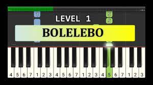 Not Piano Bolelebo Tutorial Level 1 Lagu Daerah Youtube